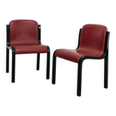 Carlo Bartoli Tisettanta Coppia Di Sedie Mod. Mito Anni 70 Design