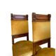 four Victorian dining chairs
