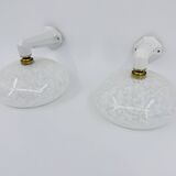 Art Deco porcelain wall lights