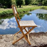 Set of 6 "design 1960" folding chairs.