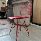 Suite of 10 metal chairs