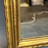 Mirror 113x59 19th century Louis-Philippe gold leaf gilding
