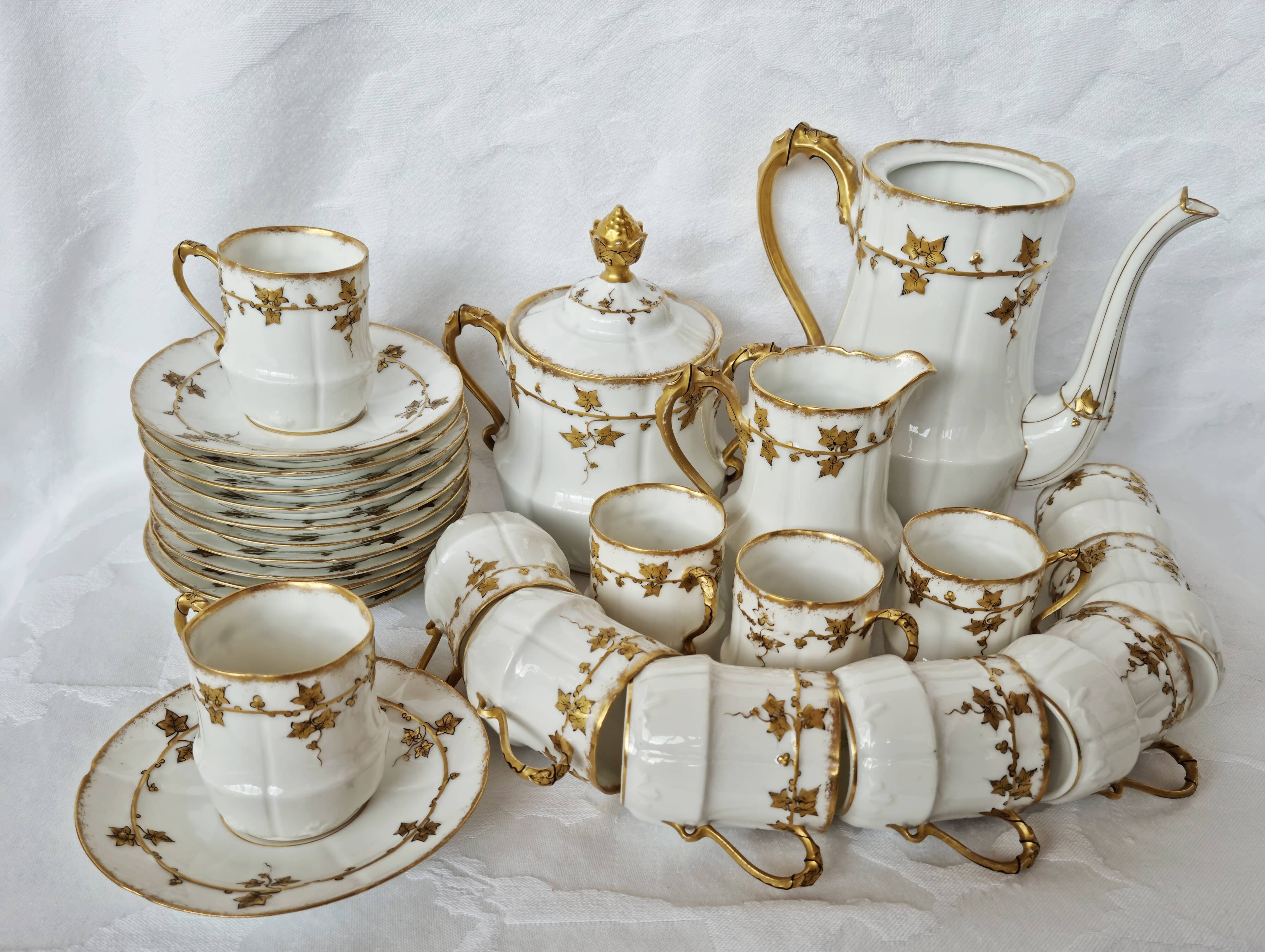 Service à café Bac et Périgault Limoges