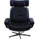 Space Age Lounge Chair, White Lacquer, Leather, Reptile Look, Germany, 1970s