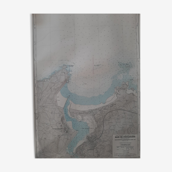 Nautical chart of the Bay of Hendaye