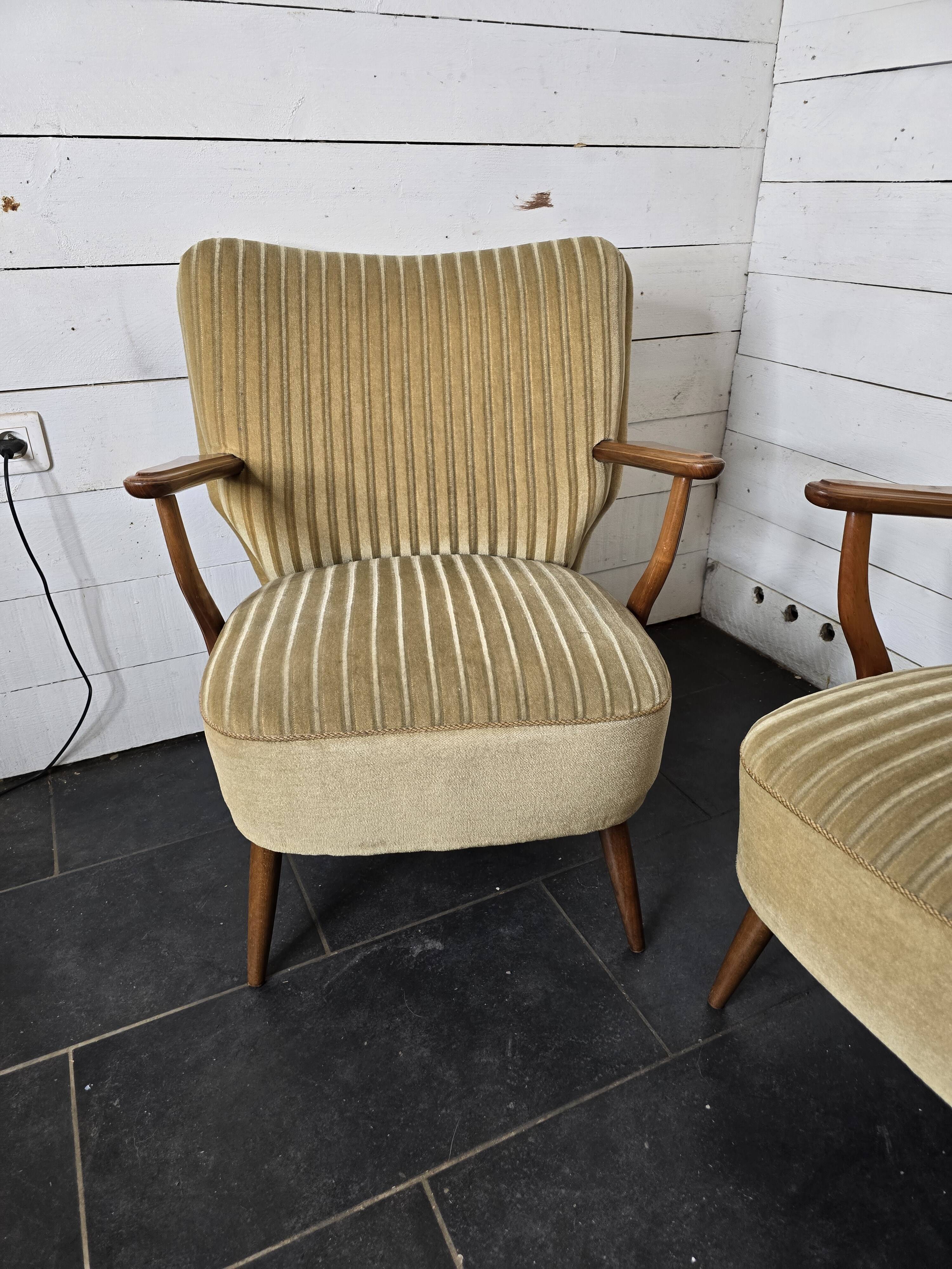 Paire de fauteuils cocktail