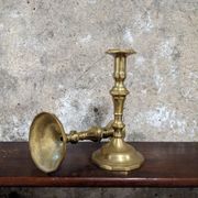 Pair of brass candlesticks