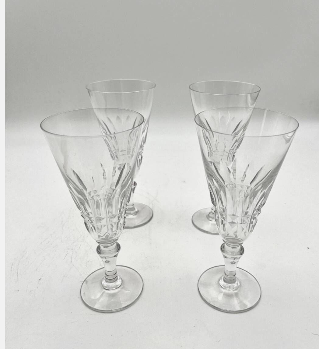 Set of 5 Baccarat Piccadilly champagne flutes 654008