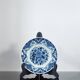 Vintage plate made of hand-painted earthenware.