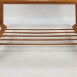 Italian walnut mid-century modern coffee table, 1950s