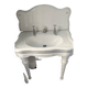 Set of a sink and its retro ceramic splashback.
