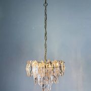 JT Kalmar chandelier, cut glass, 3 levels, Austria, circa 1970s