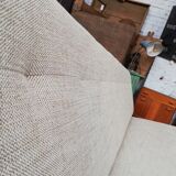 Large vintage convertible sofa bed, 70s, Czechoslovakia