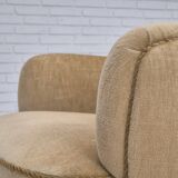 1970s, Danish lounge chair, original condition, furniture velour.