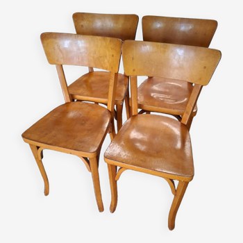 Lot 4 chaises bistrot Baumann