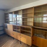 Modular library, 5 modules, ARP (Plastic Research Workshop) created by Pierre Guariche
