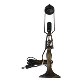 Brass lamp Woman