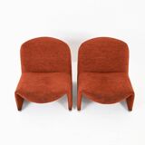 Pair of Alky Armchairs by Giancarlo Piretti for Anonima Castelli, 1970s
