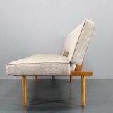 1960s Miroslav Navratil Convertible Restored Daybed Sofa, Czechoslovakia