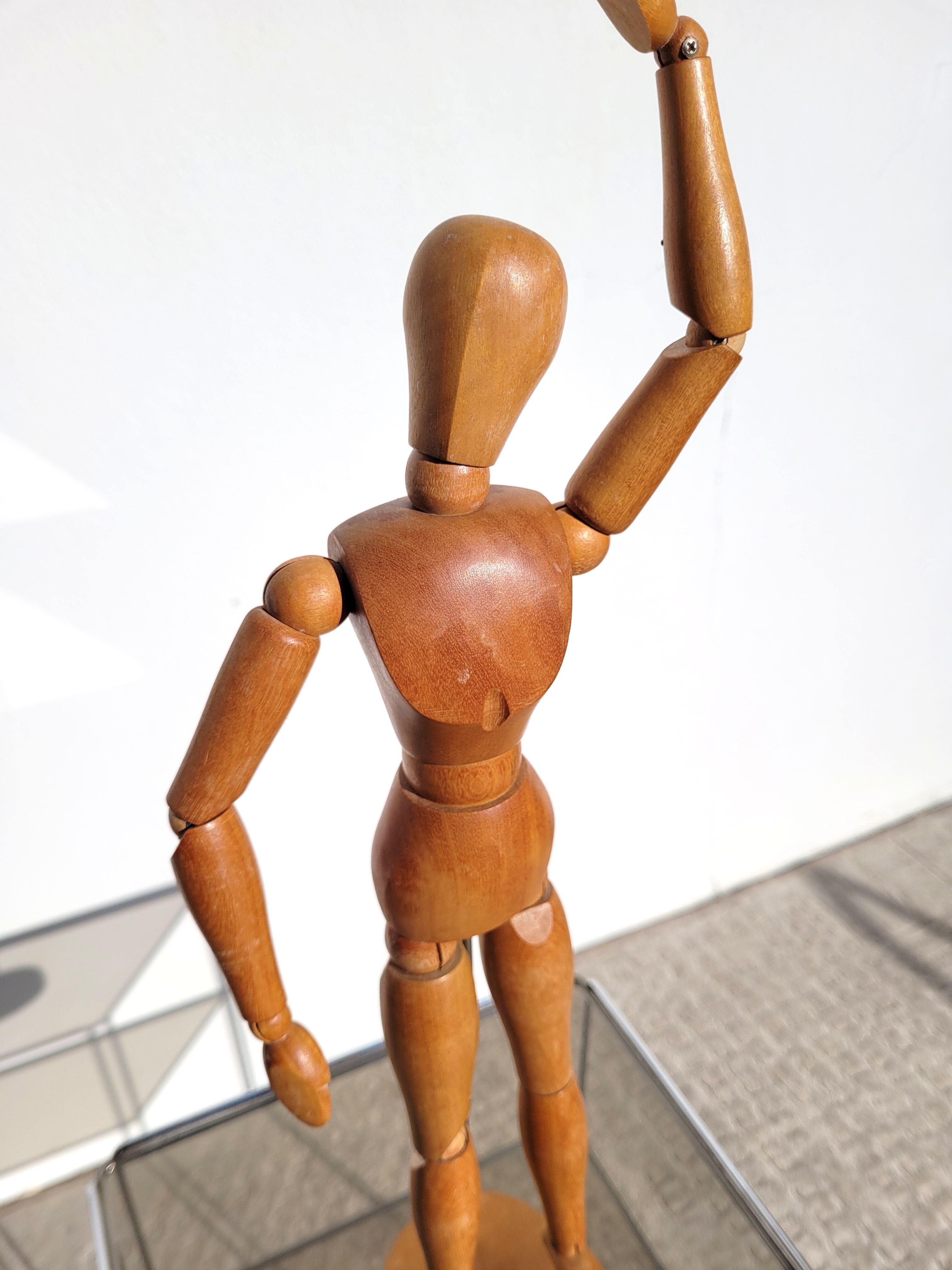 Mannequin bois articulé 50cm