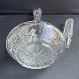 Blown and cut crystal decanter