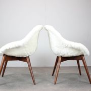 Pair of lounge chairs restored by Miroslav Navratil, 1960s