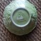 Set of 3 vintage asparagus and cabbage leaves slip dishes made in Italy