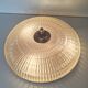 Ceiling lamp Lucien Gau glass and brass diameter 35cm
