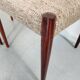 6 scandinavian chairs from lübke in rosewood, 60s