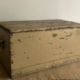 Large wooden chest, storage trunk