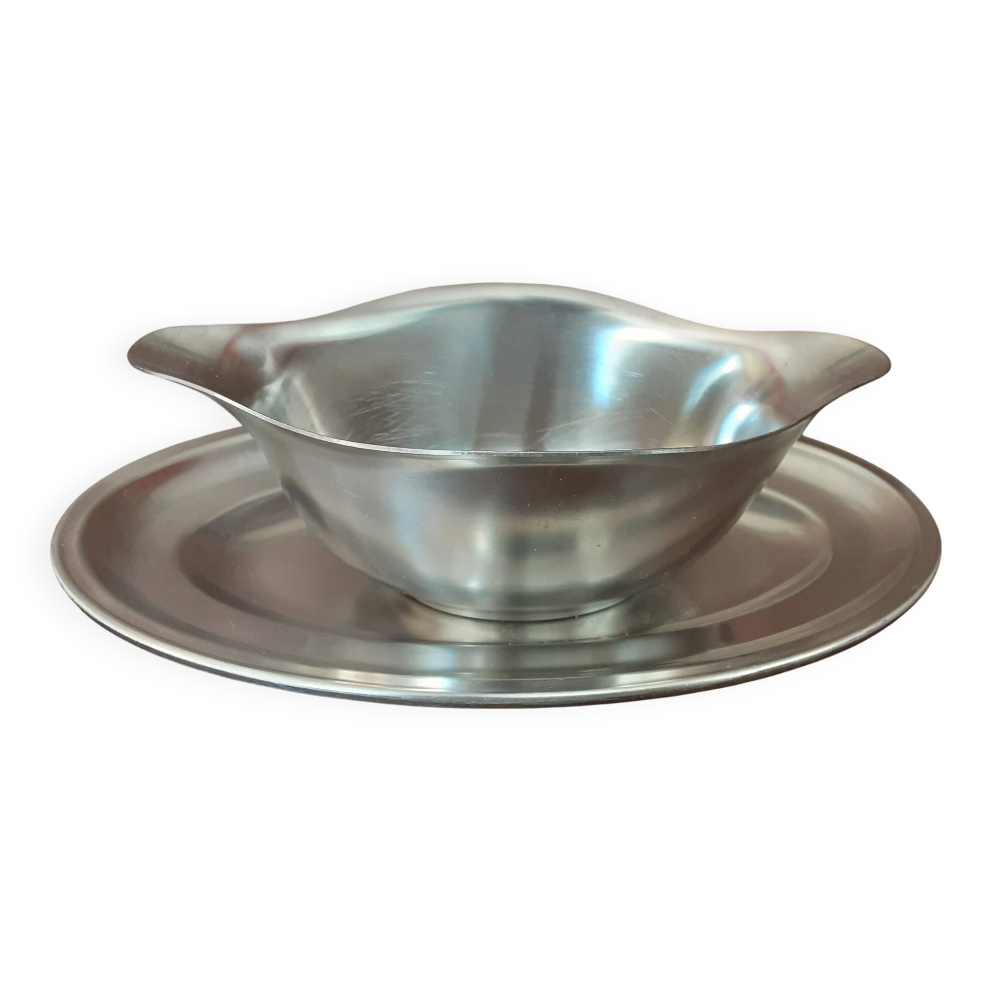 Stainless steel sauce boat