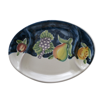 Hand-painted Italian dish