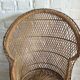 Vintage baby peacock armchair 1960