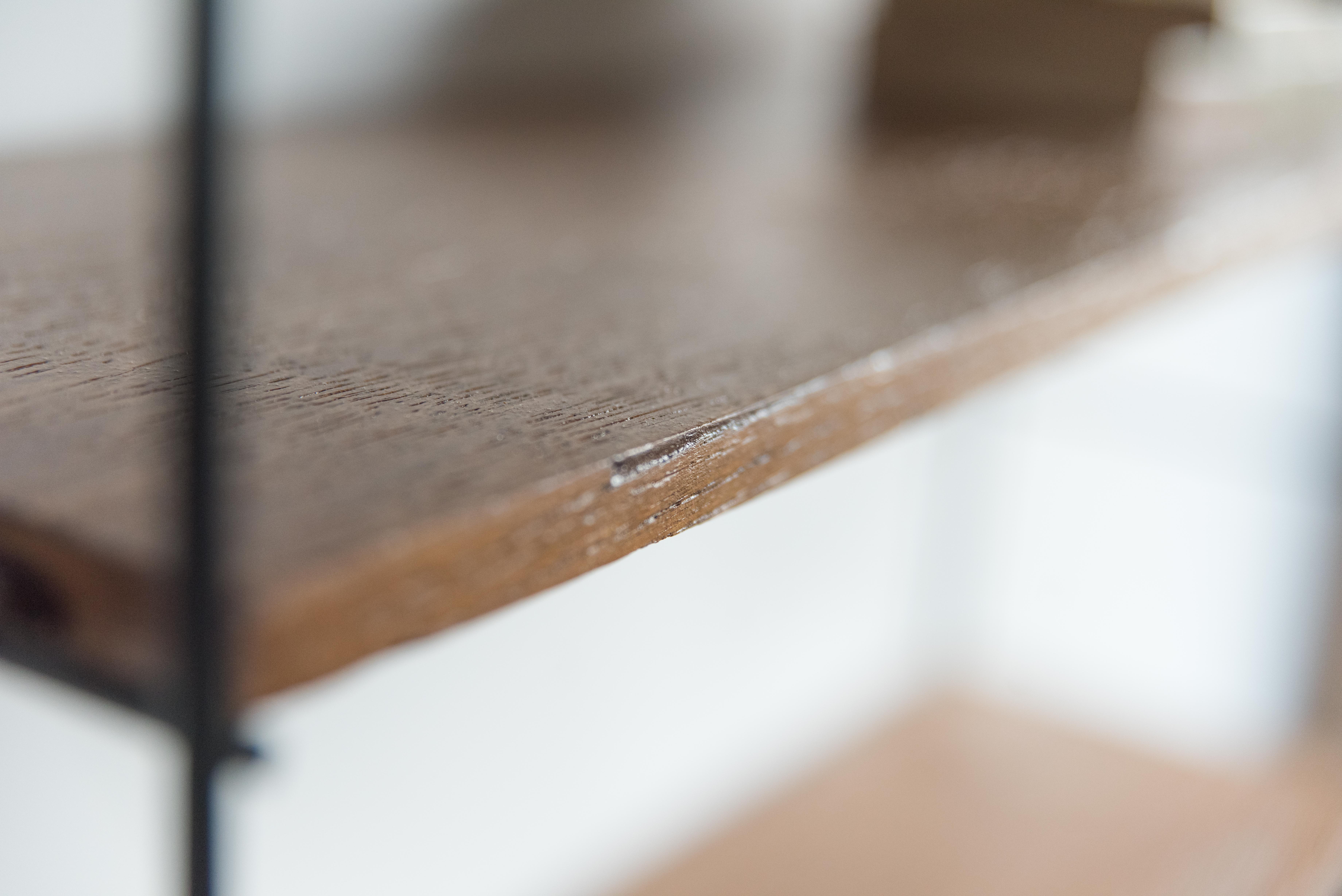 Shelf wood and metal