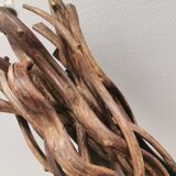 Designer table lamp/floor lamp, made from driftwood.