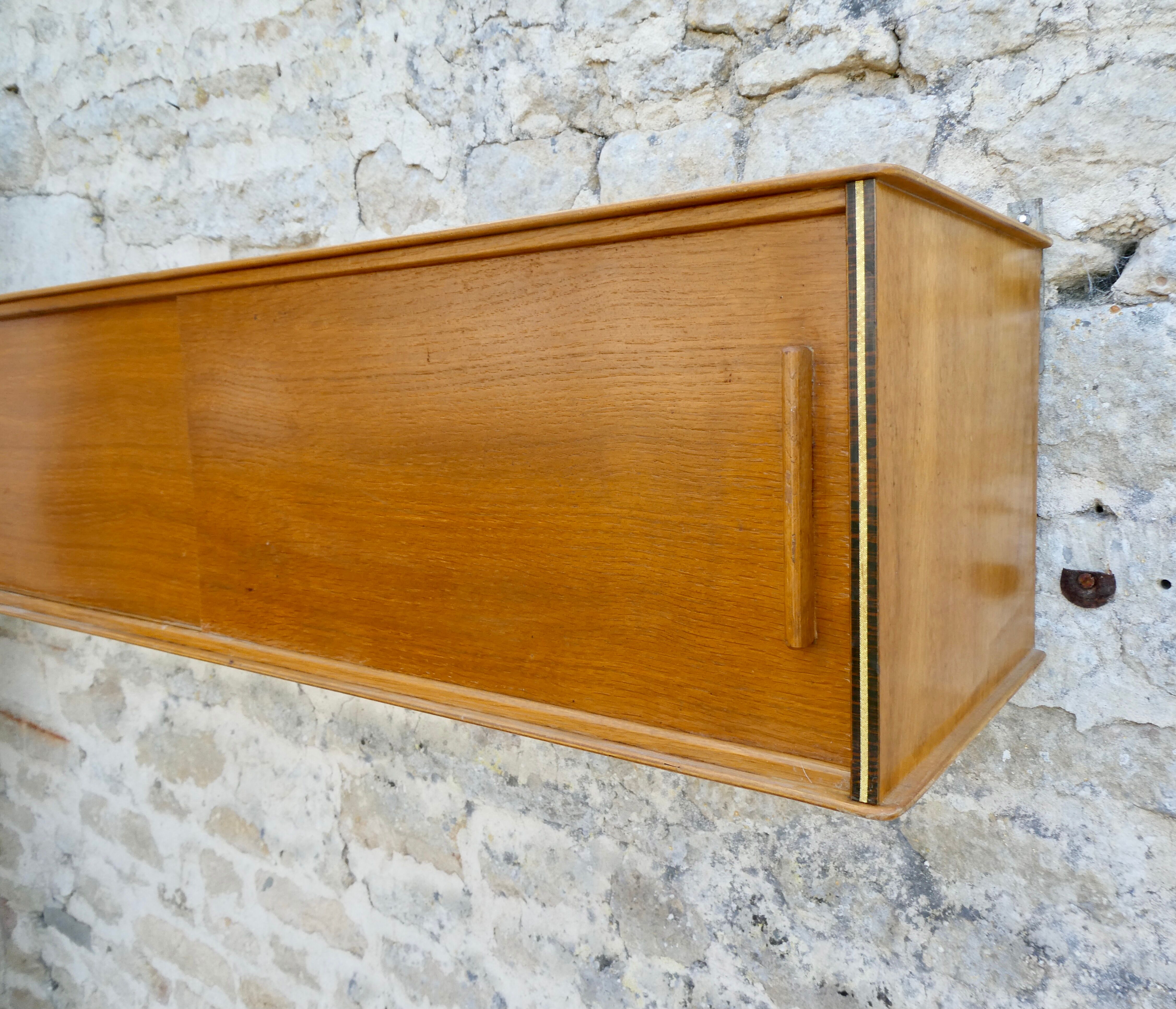 Wall cupboard with shelf, 60s