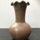 Former vase ball Accolay ceramics brown col corolle vintage