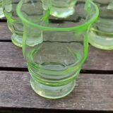 6 glasses of uralegrass liqueur