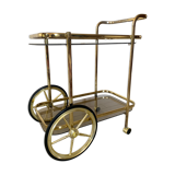 Golden dessert on wheels