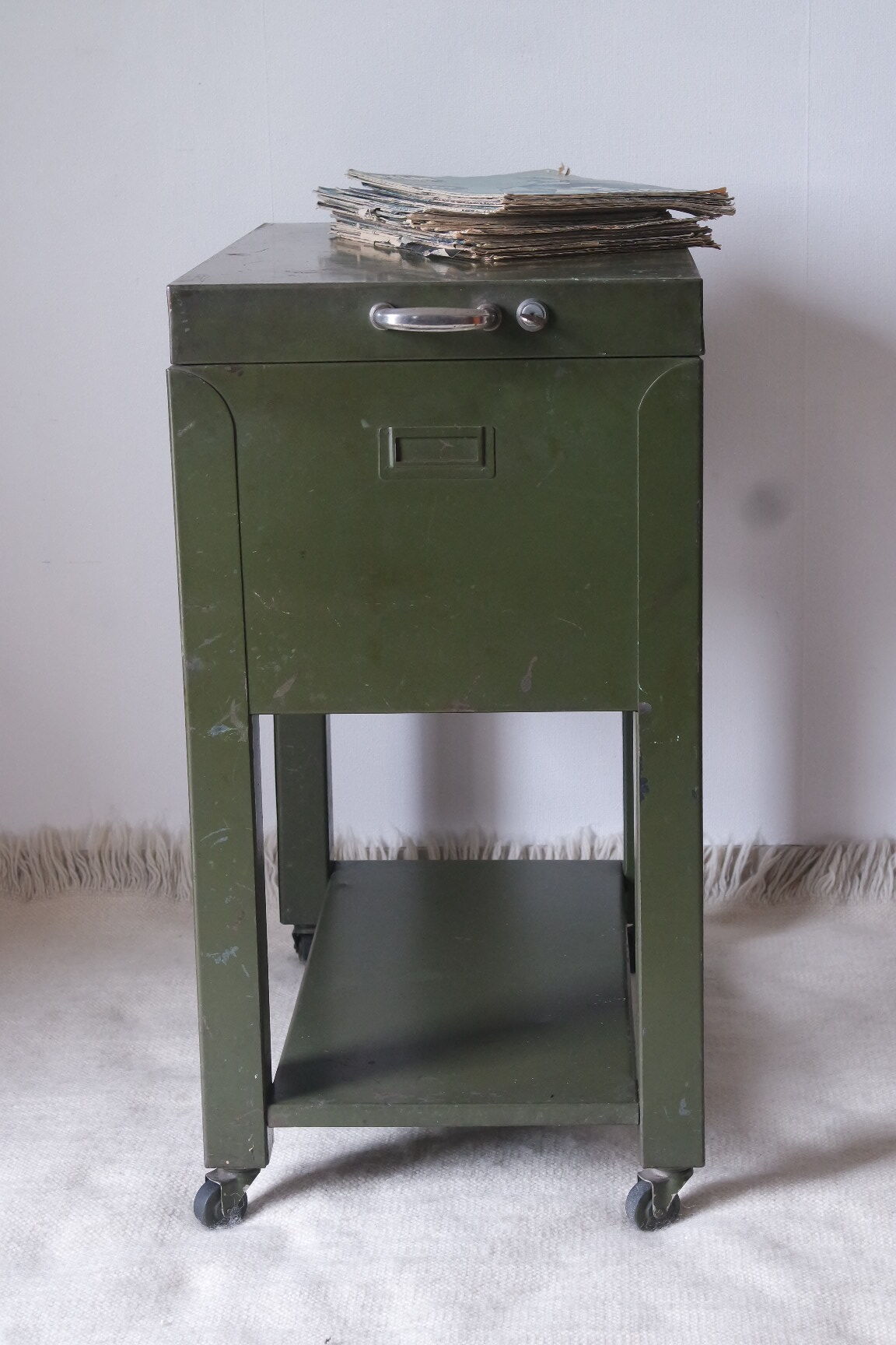 Vintage industrial roulette box