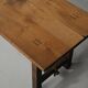 Solid oak farmhouse table, 1970 – Handcrafted