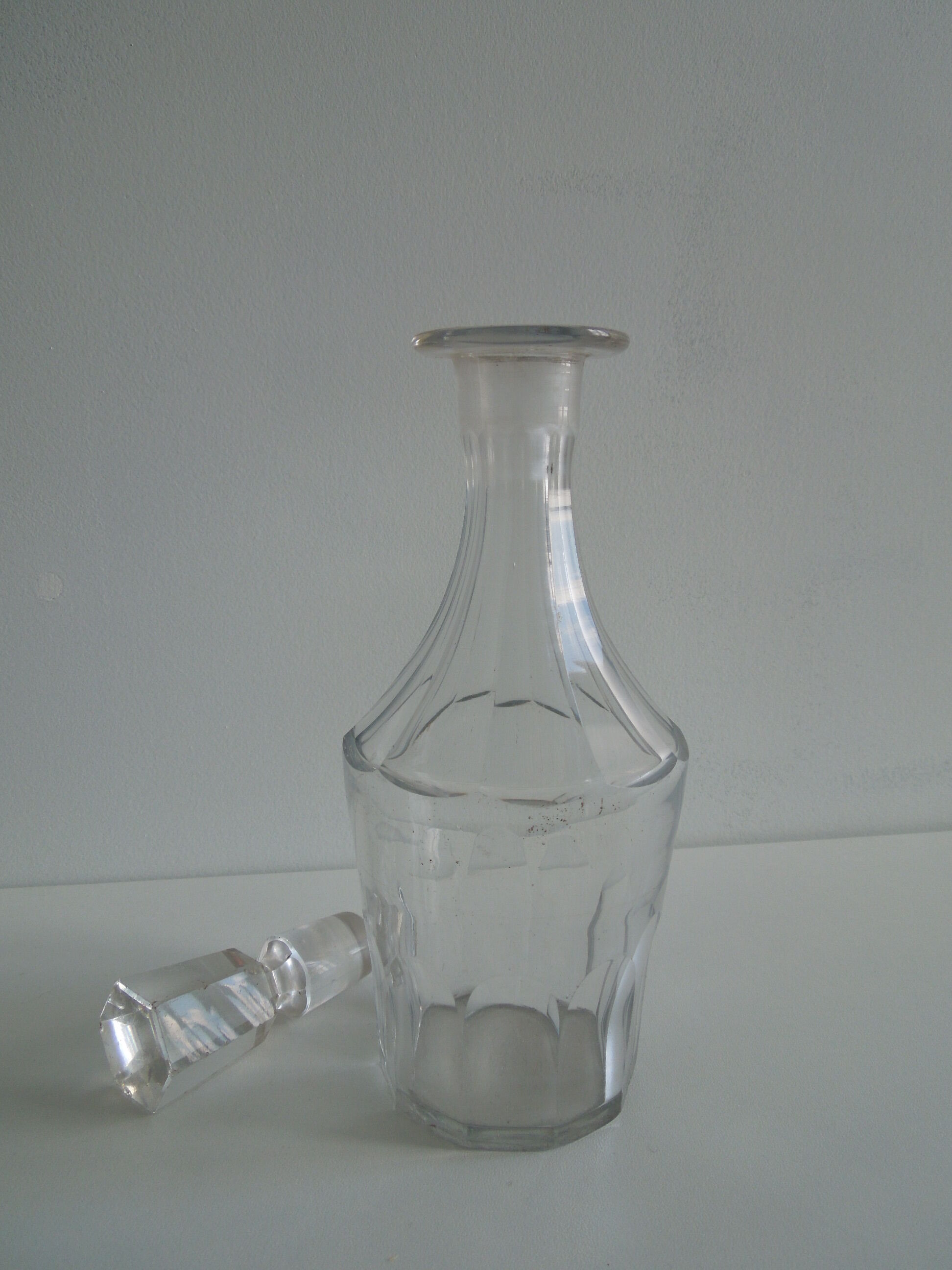 small glass carafe