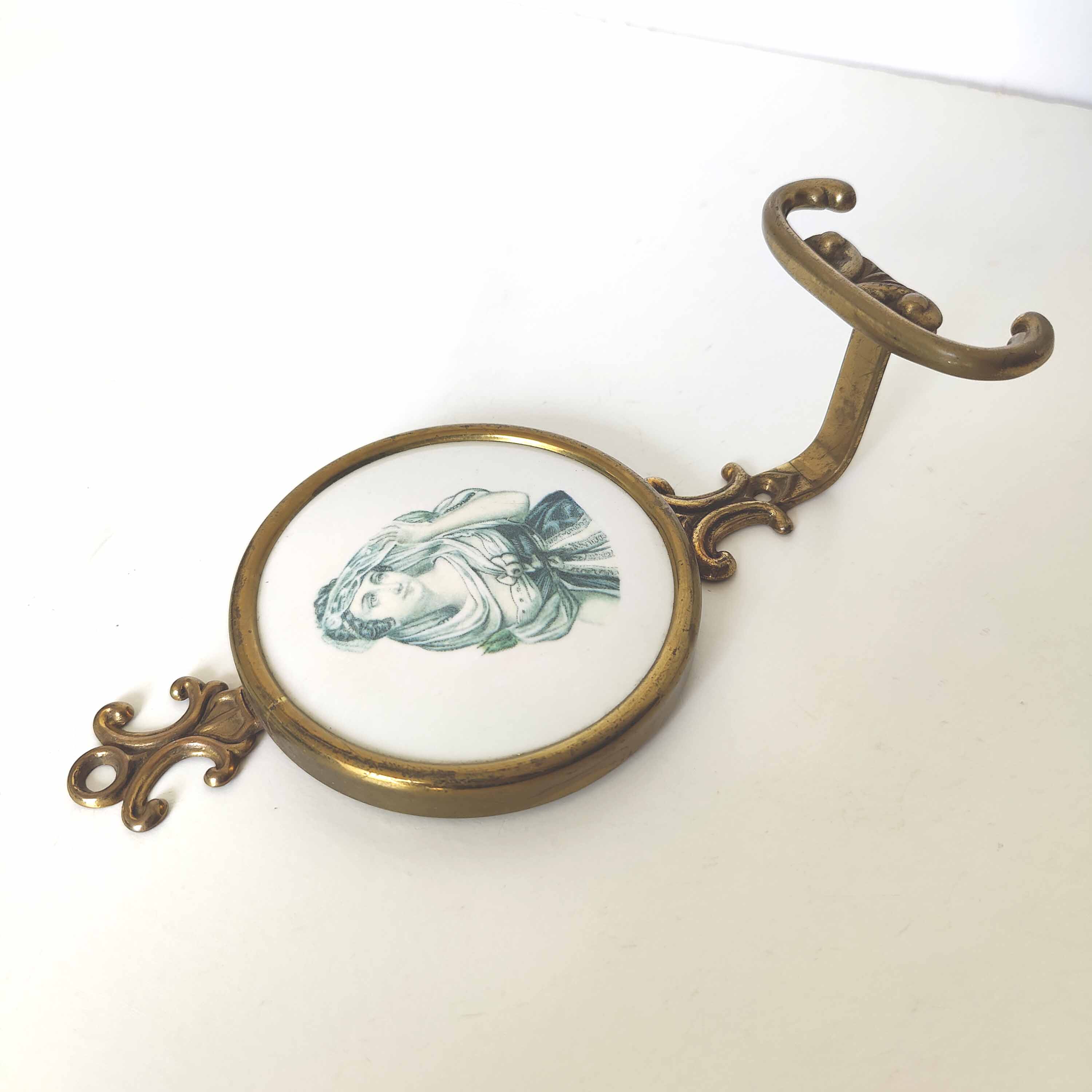 Brass hook with romantic decor for women