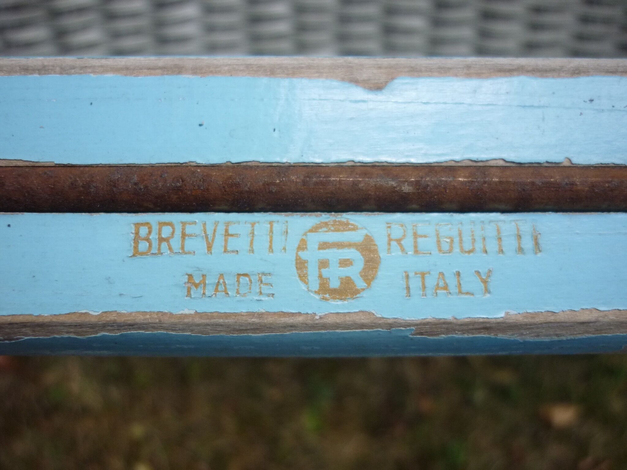 Folding beach chair Reguitti Ninfea for Gio Ponti 1958