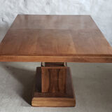 Walnut art-deco table