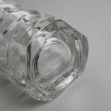 Luminarc vase in transparent glass 70's