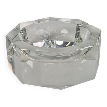 Cendrier en cristal Art Nouveau de Moser, années 1940