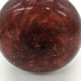 Vintage burgundy red soliflore vase in the 70