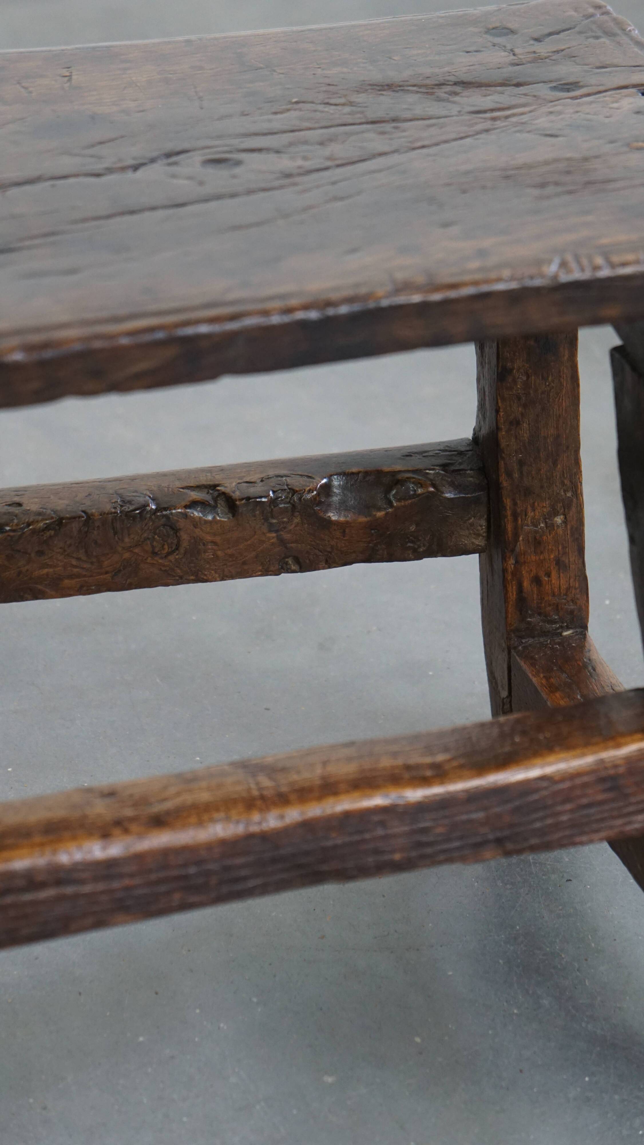 Unique Antique Spanish Side Table / Stool from the 16th Century