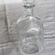 Carafe vintage en verre avec bouchon